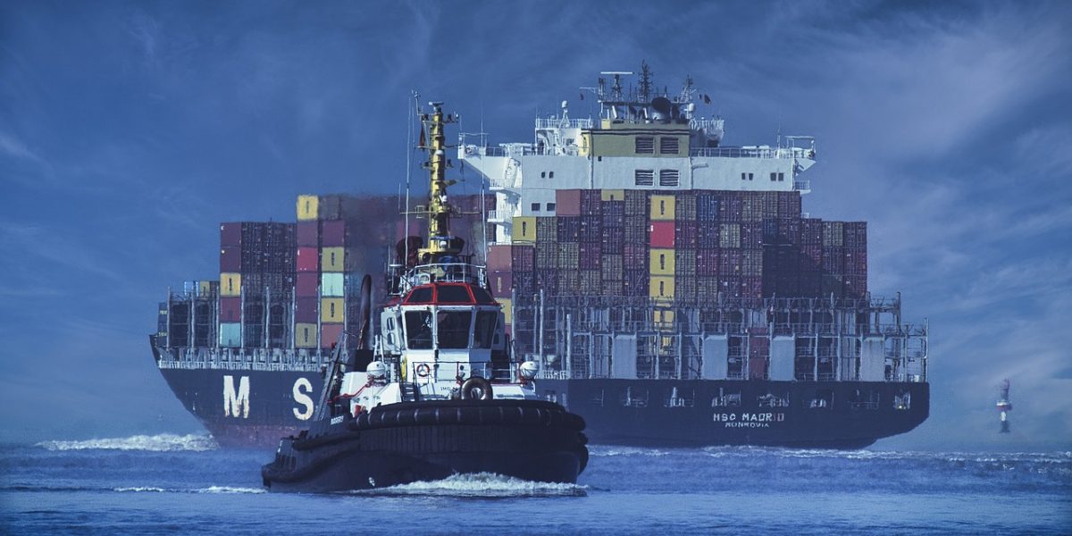 ship, container ship, tractor-6794508.jpg